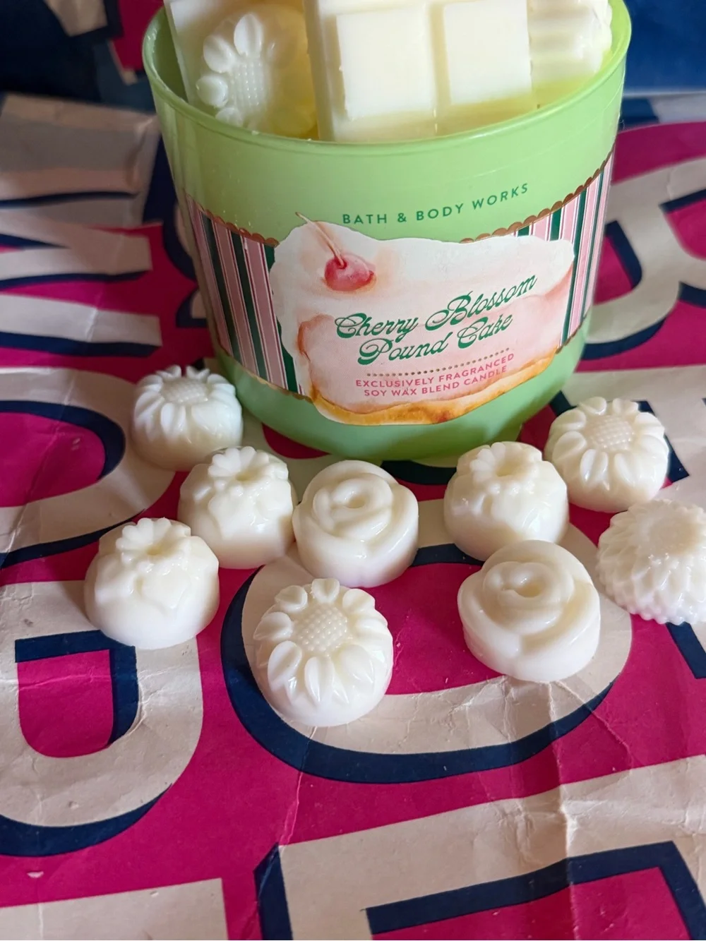 Bath & Body Works Cherry Blossom Pound Cake Wax Melts